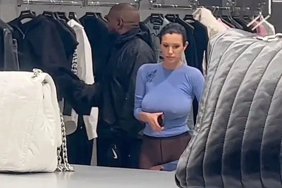 Kanye West parades wife Bianca Censori with see-through pants that expose her privates