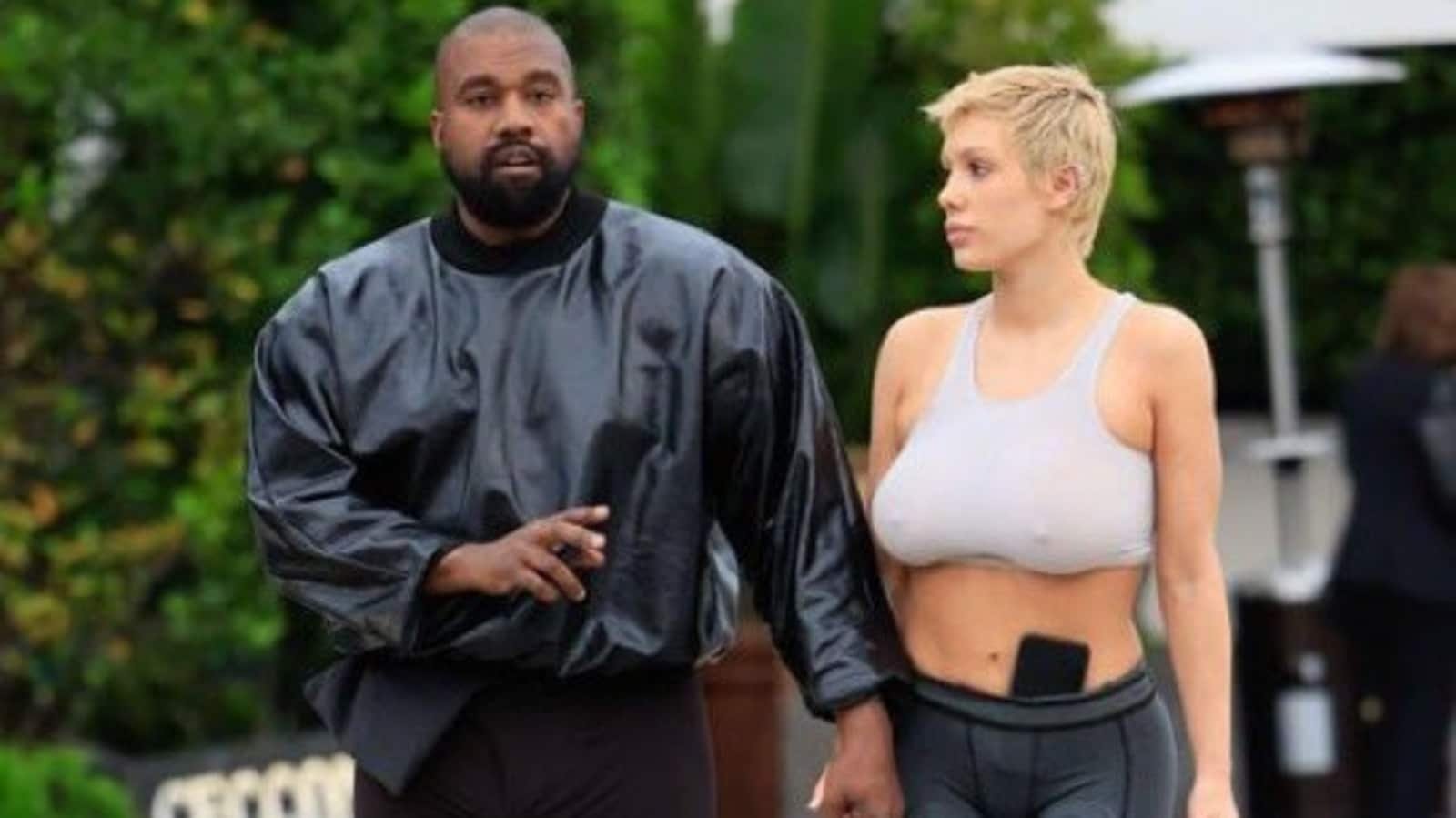 Kanye West’s wife Bianca Censori shows off her Yeezy-bum in see-through leggings