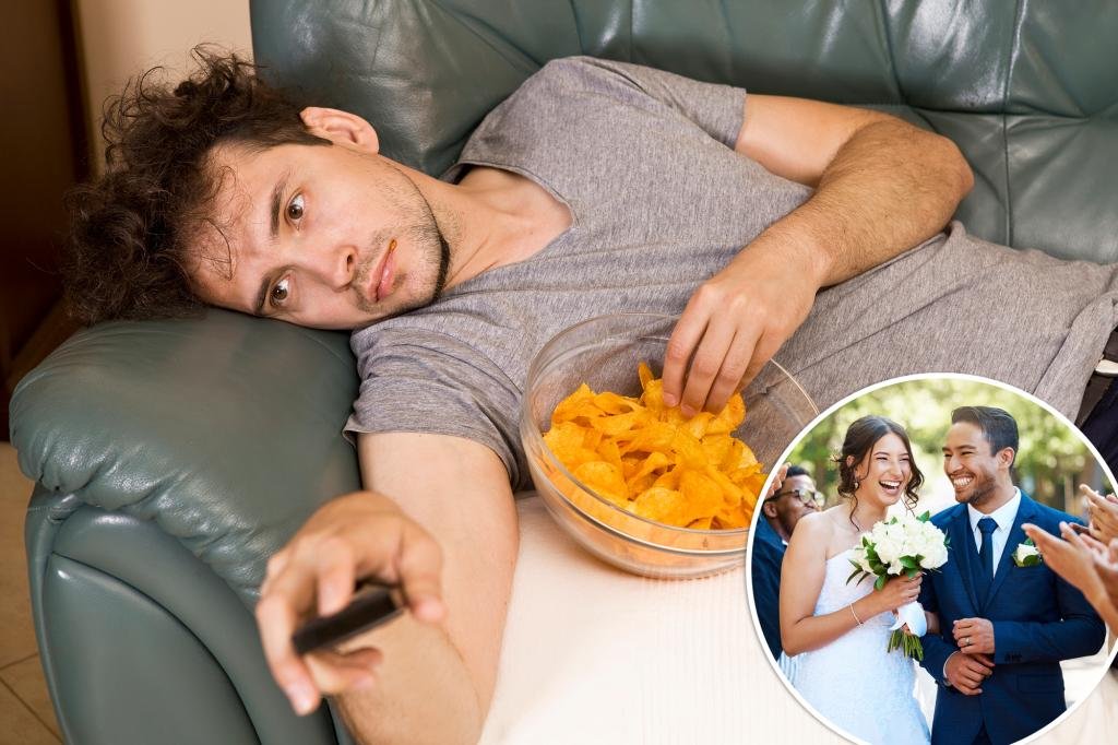 Men ‘let themselves go’ and gain ‘happy fat’ after marriage, study says