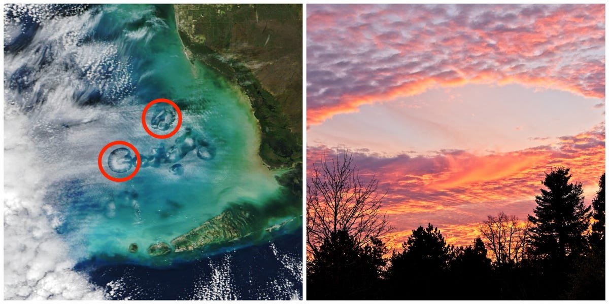 NASA Space Photo Shows Sky Holes Near Florida