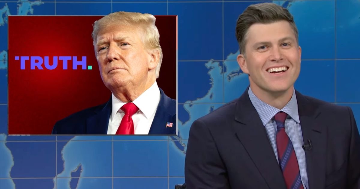 'Weekend Update': Colin Jost Shuts Down Trump With 'Grace' Over Biden SOTU Feedback – HuffPost