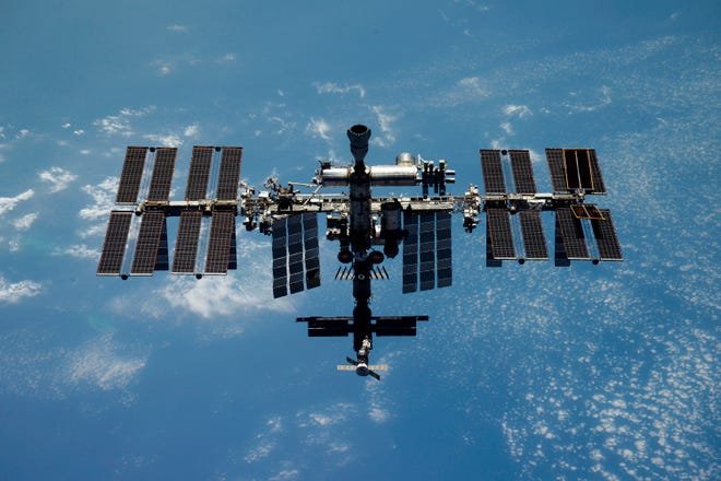 International Space Station’s has air leak; crew not in danger