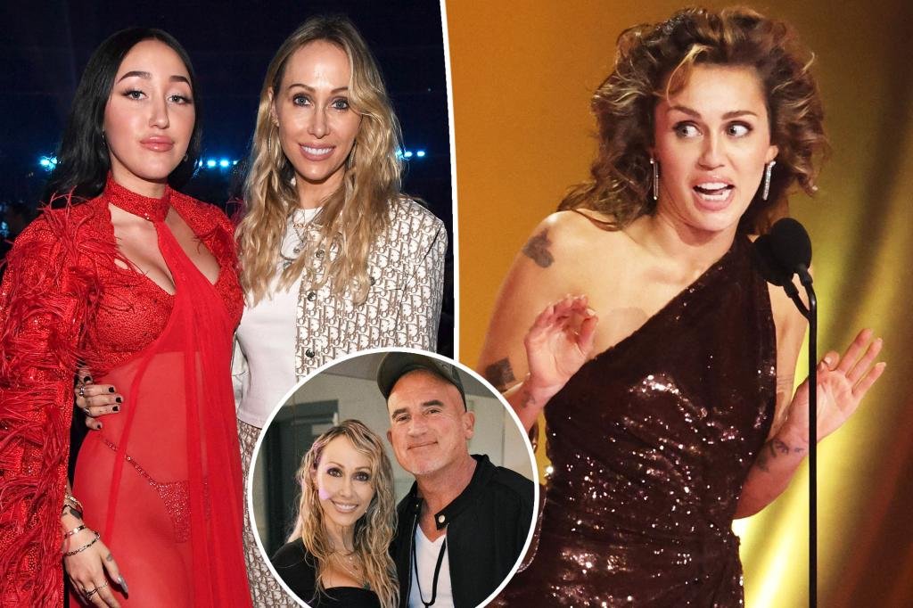 How Miley Cyrus reacted to Dominic Purcell ‘drama’ between mom Tish, sister Noah