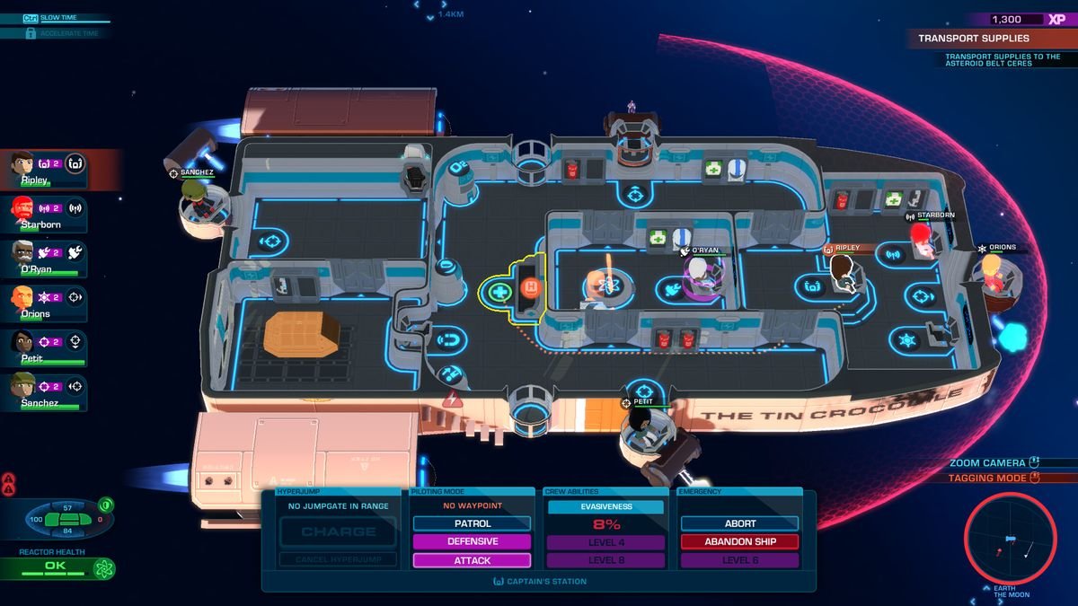 Cartoon spaceship disaster sim Space Crew is free to keep on Steam for a limited time