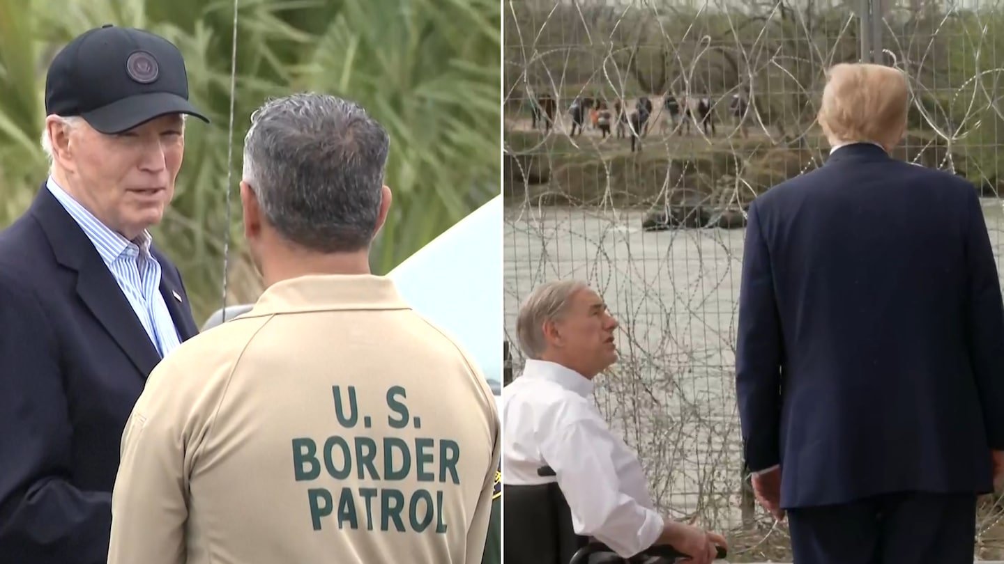 Watch Biden and Trump’s border speeches on immigration, election