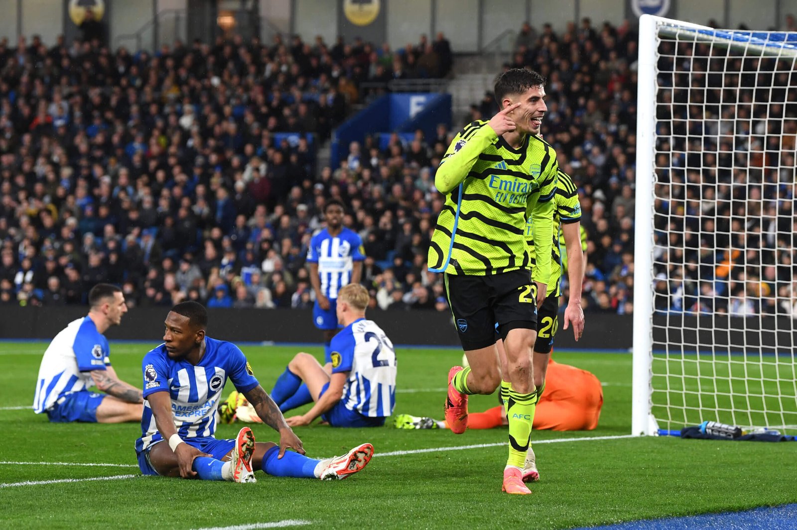 Brighton 0 Arsenal 3: Clinical Saka, devilish Havertz and a title charge in rude health